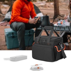 Black Waterproof Nylon Carrying Case for Jackery Explorer 500, Outdoor