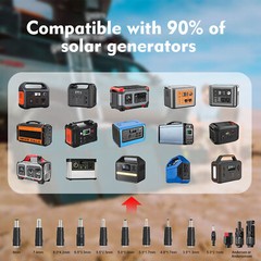 Solar Panel Kits 200W 12V Portable Foldable For Generator Power Station RV Trip
