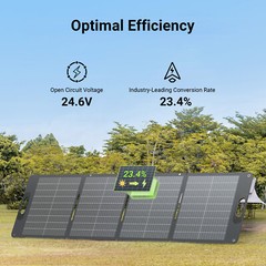 Dabbsson 2150Wh 2400W Power Station Solar Generator w/ Folding Solar Panel 120W