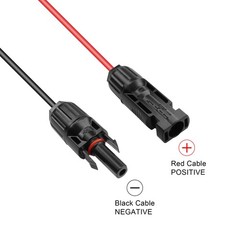 Solar Panel Connectors to DC 5.5×2.1mm Extension Power Cable 14AWG Solar Panel C