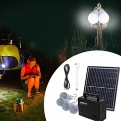 Portable Power Station with Solar Panel, Outdoor Generator Power Supply for Home