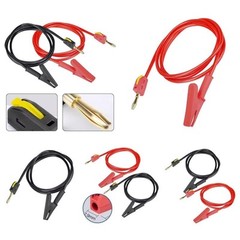 Banana to Crocodile Clip Testing Cable for Multimeter and Power Supply