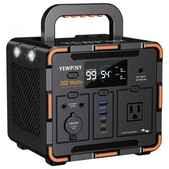 300W Portable Power Station, Solar Generator 259Wh, 70,000mAh LiFePO4 Battery…