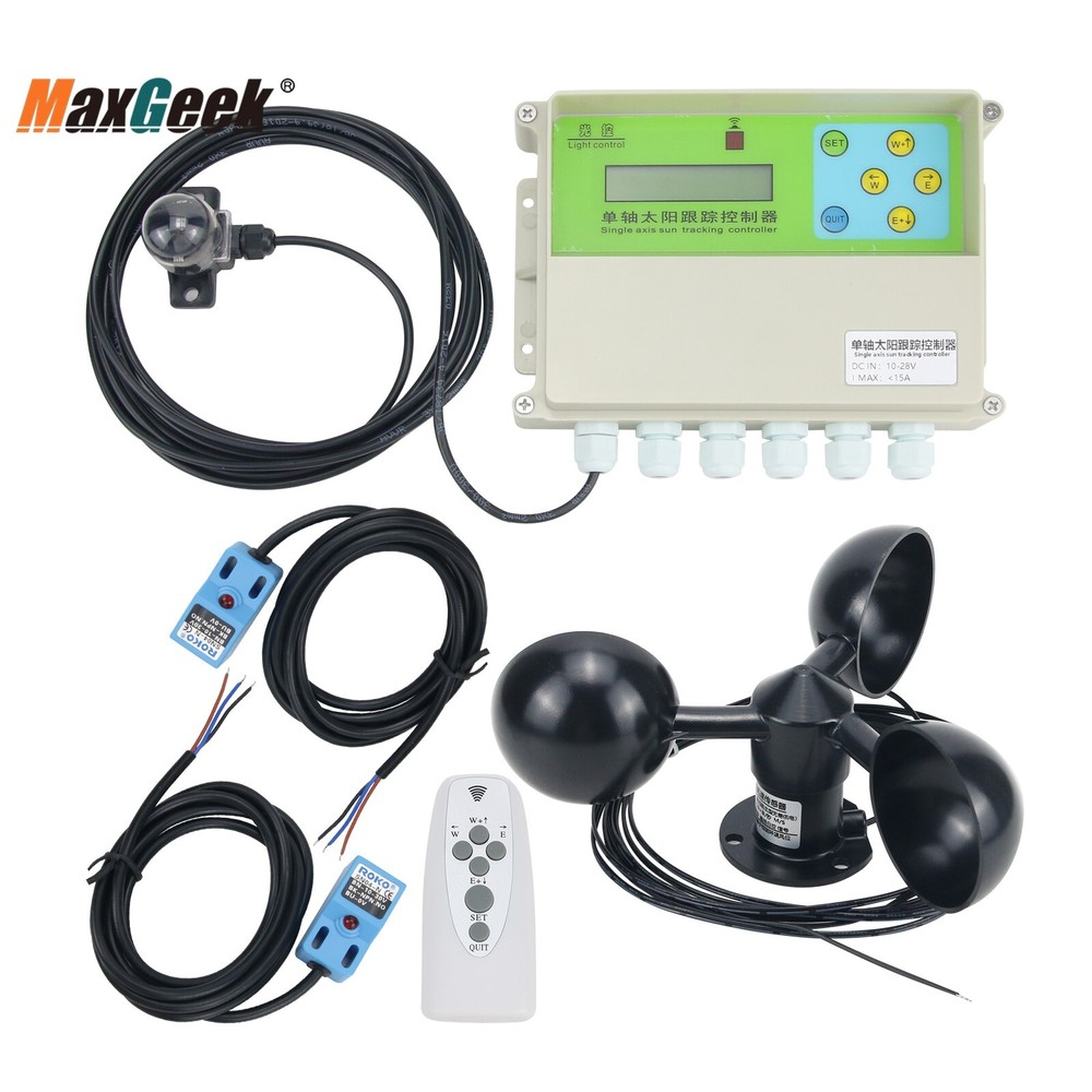 XMYC-1 Single Axis Solar Controller Panel Tracker Kit w/ Proximity Limit Switch