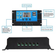 30 Watts Solar Panel Kit 50A 12V Battery Charger with Controller Caravan Boat