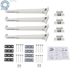 2 Set Heavy Duty Solar Panel Mount Kit Portable Aluminum Bracket for RV Caravan