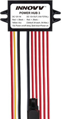 Power Hub 3 Power Distribution System Kit, DC 12V 15A Motorcycle Power Distribut
