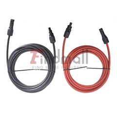 High Quality 1 Pair Solar Panel Extension Cable Wire Connector 10 AWG 15ft