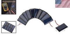 Mini Solar Panels 10Pcs 5V 30mA Polycrystalline for DIY Solar Projects
