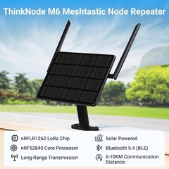 Outdoor Solar Power for Meshtastic with 6W Solar Panel Support GPS | ThinkNode