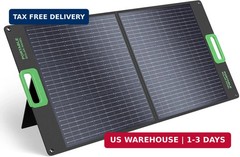 100W Portable Solar Panel for Power Station Generator, 23.5% High Efficiency ETF