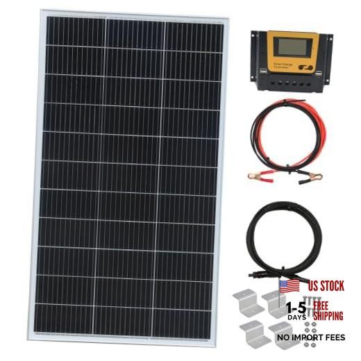 150 Watt 12Volt Solar Panel Kit for RV Home Boat Off-Grid System 150W solar kit
