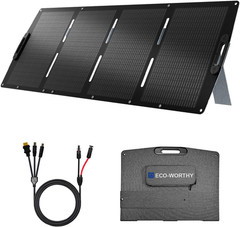 200W Portable Solar Panel for Power Stations,Ip65 Waterproof & Lightweight with
