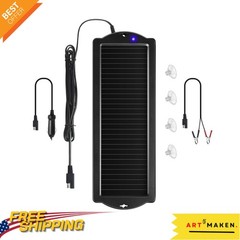 High Efficiency 12V Solar Battery Maintainer with Reverse Charging Prevention
