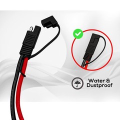 2 PCS SAE Sidewall Port, Weatherproof SAE Socket Solar Sidewall Connector, SA…