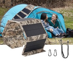 For Camping Hiking 800W Foldable Solar Panel USB 5V Charger Portable Power Bank