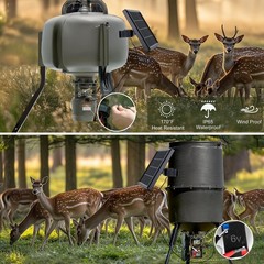 6V Solar Panel for Deer Feeder – 4.5W Waterproof Outdoor Kit, Alligator Clips, R