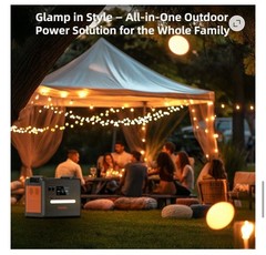 SolarPlay Q2402M Portable Power Station 2304Wh LiFePO4 2500W Solar Generator