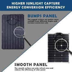 200W Flexible Solar Panel Module Battery Charger For Outdoor RV Marine Car 18V