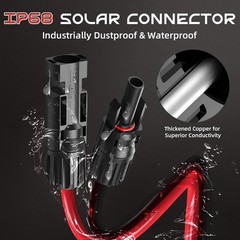 High-Efficiency 30FT 10AWG XT60 Solar Extension Cable
