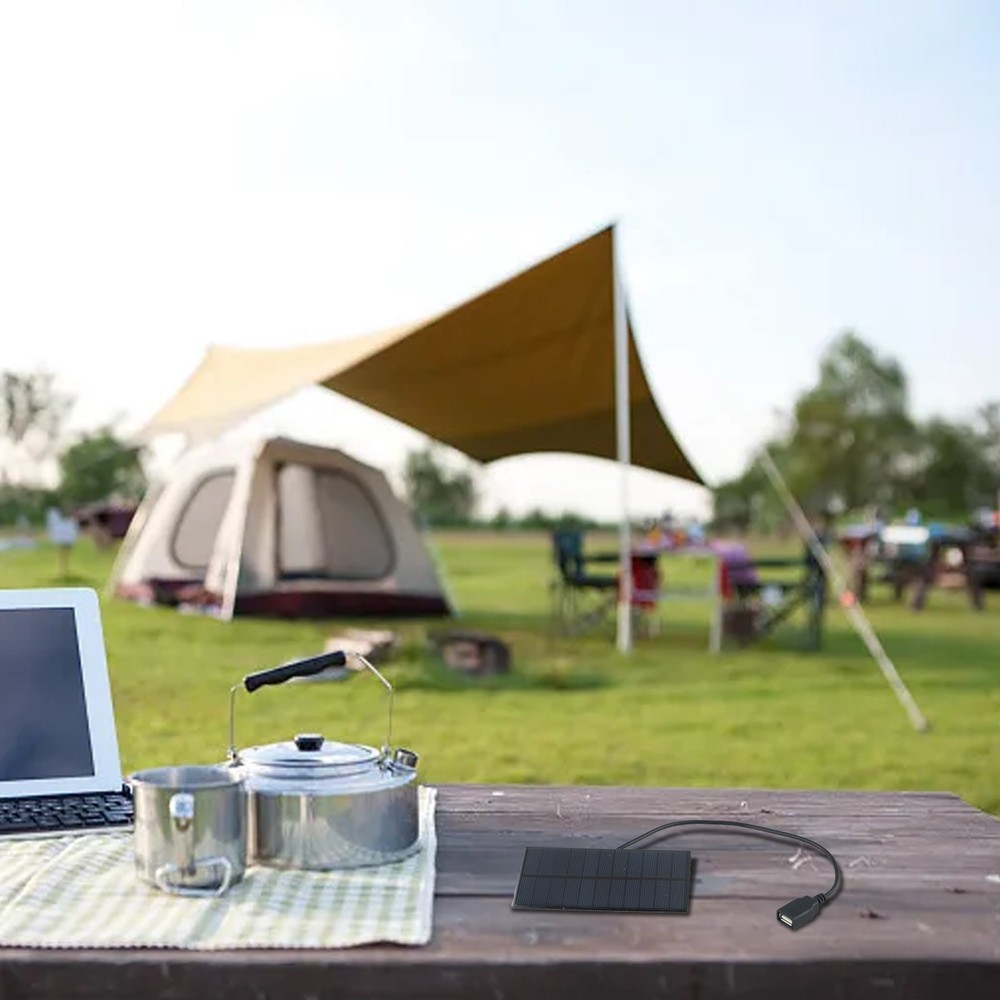 Backpacking USB Mobile Phone Charger 5V 2W Solar Charger Reliable Power Source