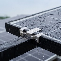 50pcs Solar Panel Water Drain Clips, Stainless Steel Drainage Guide Clips to