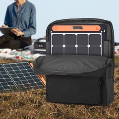 Solar Panel Storage Bag for 100W Panels, Padded Travel Case, Double-Layer Carrie