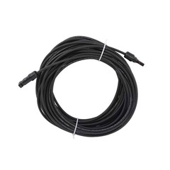 4mm² 20M Solar Panel Extension Cable Black+Red with M4 Connector for RV/Boat