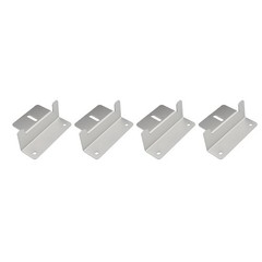 4PCS Aluminum Alloy Z Bracket Solar Panel Mounting Kit For RV Boat Popular