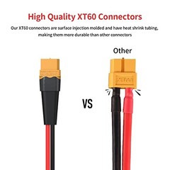 XT60 Solar Cable 10AWG for Portable Power Station | Solar to XT60 Cable 2FT