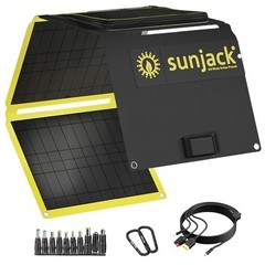 60W Foldable Waterproof Monocrystalline Solar Panel USB-C USB-A Camping