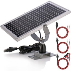 10W 12V Solar Battery Charger Maintainer MPPT Controller Waterproof RV Boat Car
