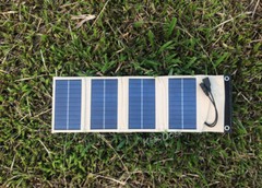 7W Outdoor Portable Folding Solar Cell Panel Charger USB Power Supply For Phone