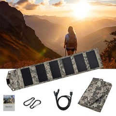 For Camping Hiking 800W Foldable Solar Panel USB 5V Charger Portable Power Bank