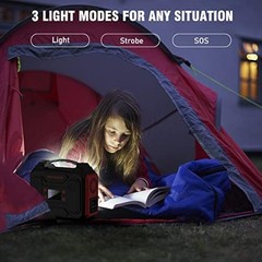 Open Box 250Wh Solar Power Bank, 300W R200 Red