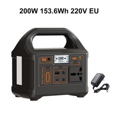 100W 200W Portable Power Station Solar Generator LiFePO4 AC UPS Camping Battery