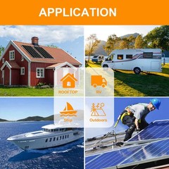 600W Solar Panel 100Watt 12V Mono PV Module Off Grid RV Boat Home Battery Charge