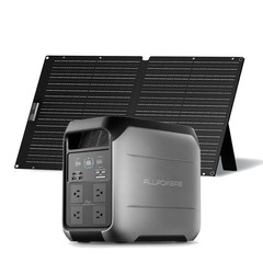 ALLPOWERS 1800W Portable Solar Generator AC UPS Power Station + 100W Solar Panel