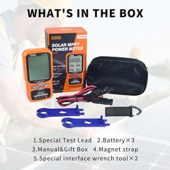 ZIBOO FT-1000W Solar Panel Tester MPPT Meter – 1000W Max Power,