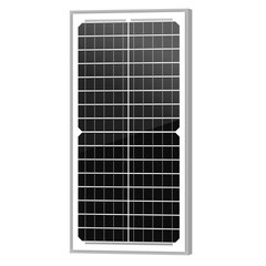 Newpowa 10W(Watts) 12V(Volts) Monocrystalline 10BB Solar Panel High-Efficienc…