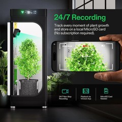 VIVOSUN GrowCam C4, 2K QHD WiFi Smart Camera for Grow Tent & VGrow Smart Grow Bo