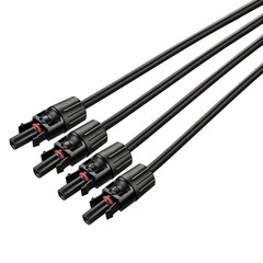 4in1 Solar Panel Y Branch Cable Connection PV Modul Adapter Connector Extension