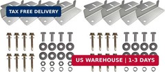 2 Sets Solar Panel Mounting Z Brackets Lightweight Aluminum Corrosion-Fre