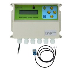 Electronic LCD Solar Tracker Controller W/ Wind Sensor For Solar Tracking Panel