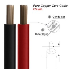 10ft Solar to XT60 Charge Extension Cable with Solar Connectors Caps Heavy-Duty