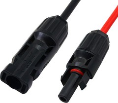 Reliable 10AWG SAE to Male & Female Connector Cable – 50cm Length for RV Use