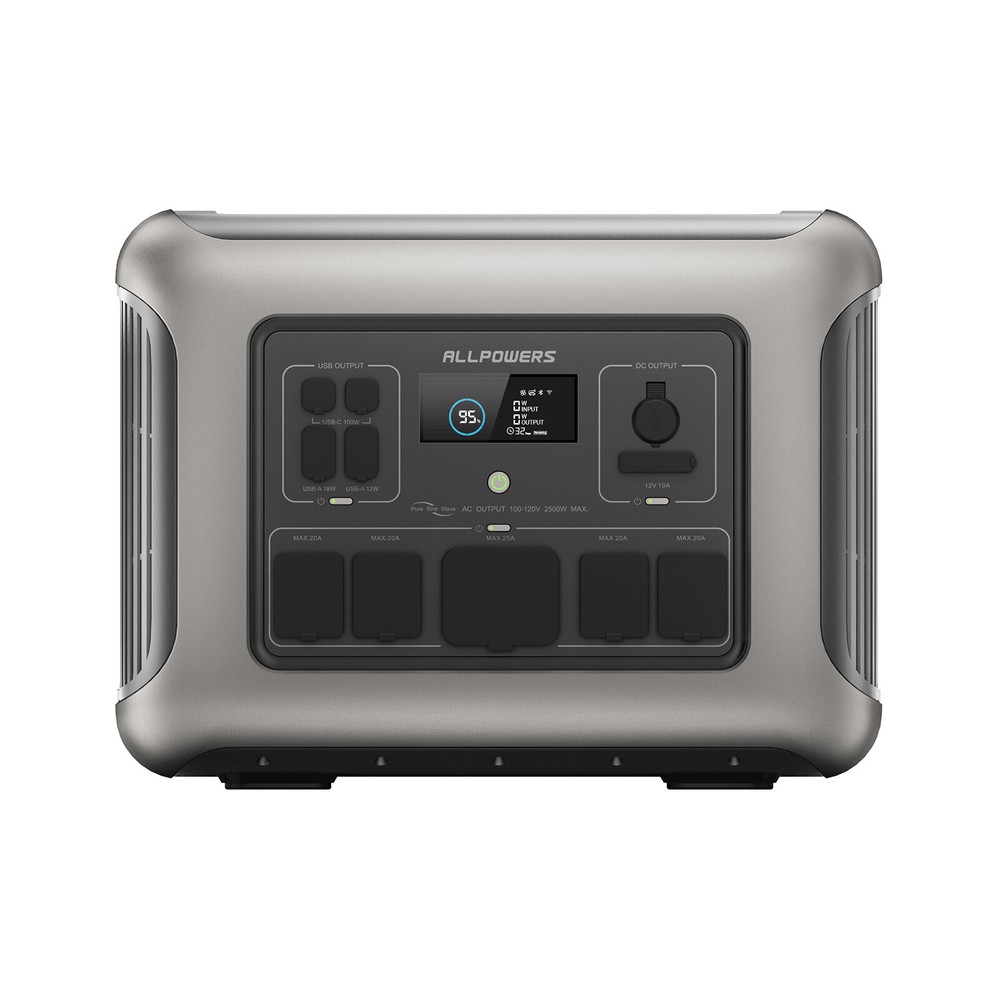 ALLPOWERS R2500 S2000 Solar Generator Power Station Home Battery Backup Off-Grid