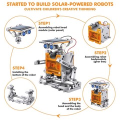 Bottleboom Stem 13-In-1 Education Solar Power Robots Toys For Boys Age 8