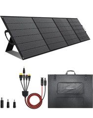 400 Watt Portable Foldable Solar Panel With 3 In1 Connector 23.5 High Efficiency