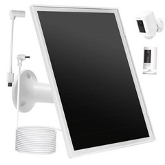 Solar Panel Charger for Ring Camera, Compatible with Ri ng Stick Up White-1Pack